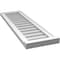 Ekena Millwork Vertical Surface Mount PVC Gable Vent w/ 2"W x 2"H , Brickmould Sill Frame, 12"W x 40"H GVPVE12X4003SN - alternate 2